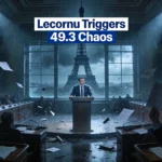 French PM Lecornu budget power play sparks no-confidence crisis as France’s 2026 budget is forced through amid deficit fears and political deadlock.