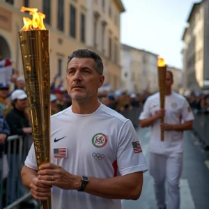 Sicilian Olympic flame lights up Palermo streets, celebrating heritage, unity, and excitement for Milano 2026 Winter Games.