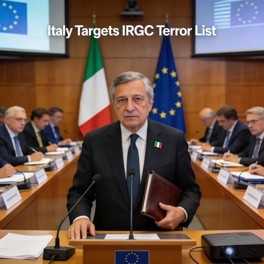 EU terrorist designation for IRGC gains momentum as Italy backs listing, pressuring EU states after Iran protest crackdowns.