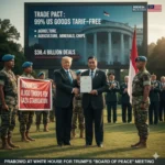 US-Indonesia trade deal signed as President Prabowo pledges 8,000 troops for Gaza. The $38.4B pact slashes tariffs on US goods while securing critical minerals.