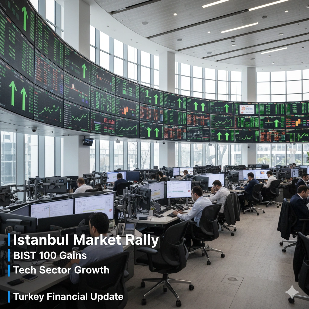 BIST 100 Index surges 0.94 percent as leasing and tech sectors lead a strong market rally in Istanbul. Discover the latest stock gains and economic trends.