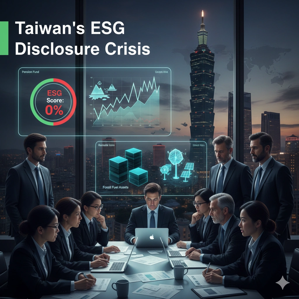 Taiwan Pension Funds Climate Action Lags Despite Net-Zero Goals