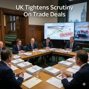 UK MPs call to end secret trade deals and strengthen economic security rules amid China-linked risks, boosting transparency in post-Brexit trade policy.
