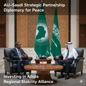 Explore the Saudi Africa Strategic Alliance as the AU and Saudi Arabia boost investments and regional peace efforts in Sudan, Libya, and Somalia for 2026.