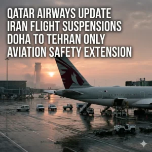 Qatar Airways Iran Suspension extended to June 2026. Only one daily flight to Tehran remains. Find out how this affects your travel plans and regional safety.
