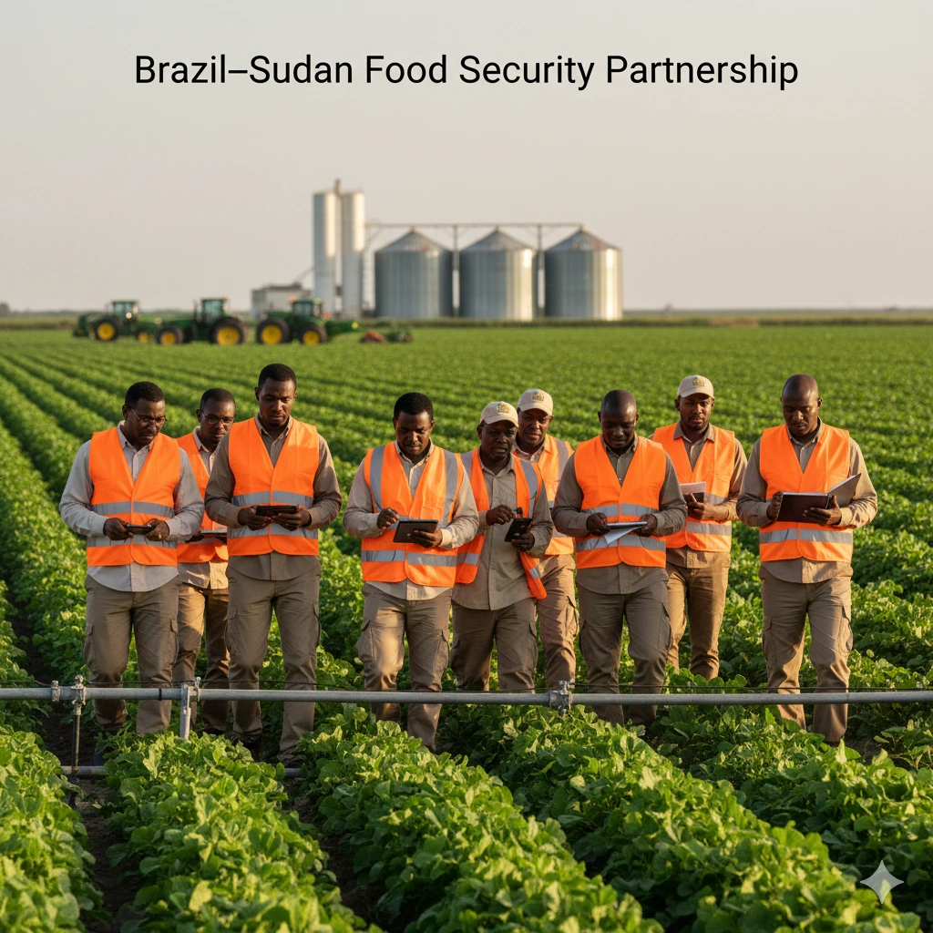 Brazil–Sudan Global South Partnership could reshape food security and reconstruction as Sudan seeks post-war recovery with Brazil’s agricultural expertise.
