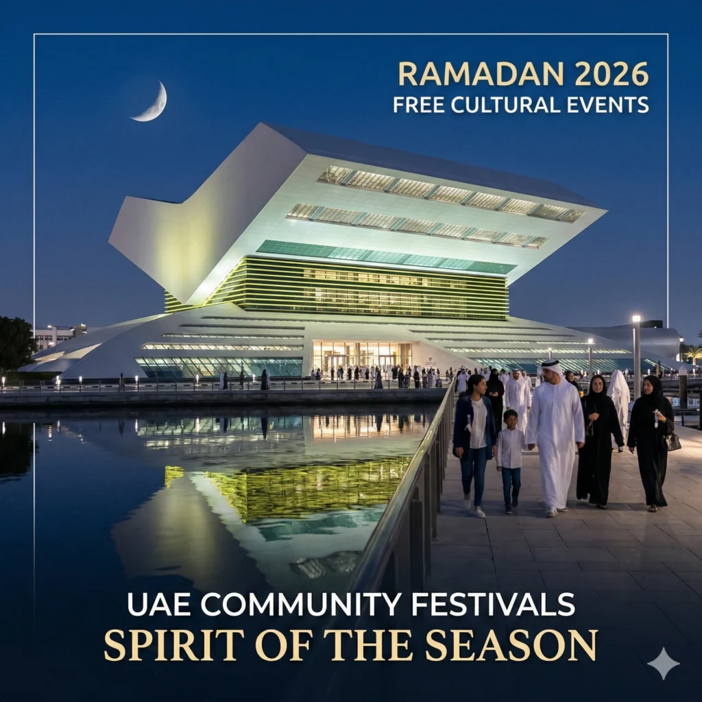 Explore the best Free Ramadan Events in the UAE for 2026. From Dubai’s iconic library to Sharjah’s historic forts, enjoy cultural festivals with zero entry fees.