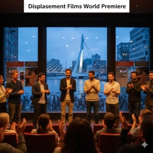 Displaced filmmakers IFFR premiered powerful shorts in Rotterdam, backed by Cate Blanchett, highlighting exile, survival, and global storytelling.