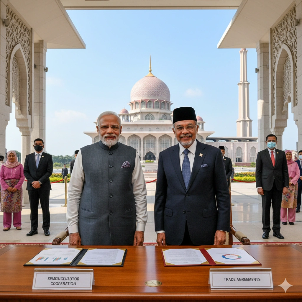 India Malaysia trade cooperation gains momentum in 2026 as Modi and Anwar boost semiconductors, defence ties, and aim to surpass $18.6bn trade.
