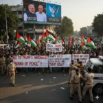 Indian Protesters Oppose Modi's Israel Visit as tensions rise over Gaza. Civil groups demand an end to military ties and a rethink of PM Modi's diplomatic trip.