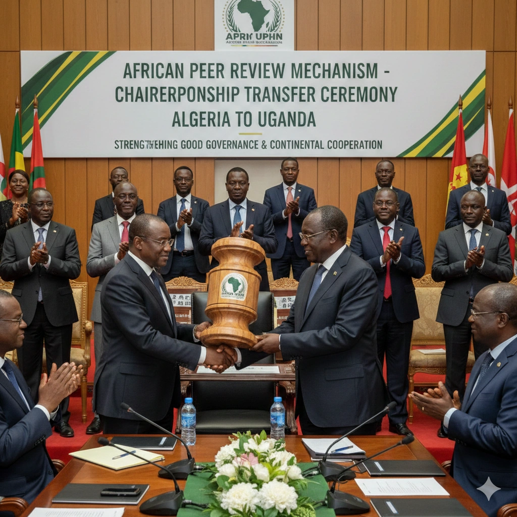 Explore the APRM governance growth as Algeria hands over leadership to Uganda in Addis Ababa. Discover why this transition is a record move for African unity.