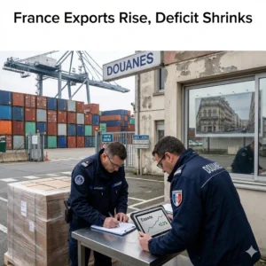 France Trade Deficit 2025 narrows to €69.2bn as exports rise faster than imports, defying Trump trade war pressure and boosting confidence.