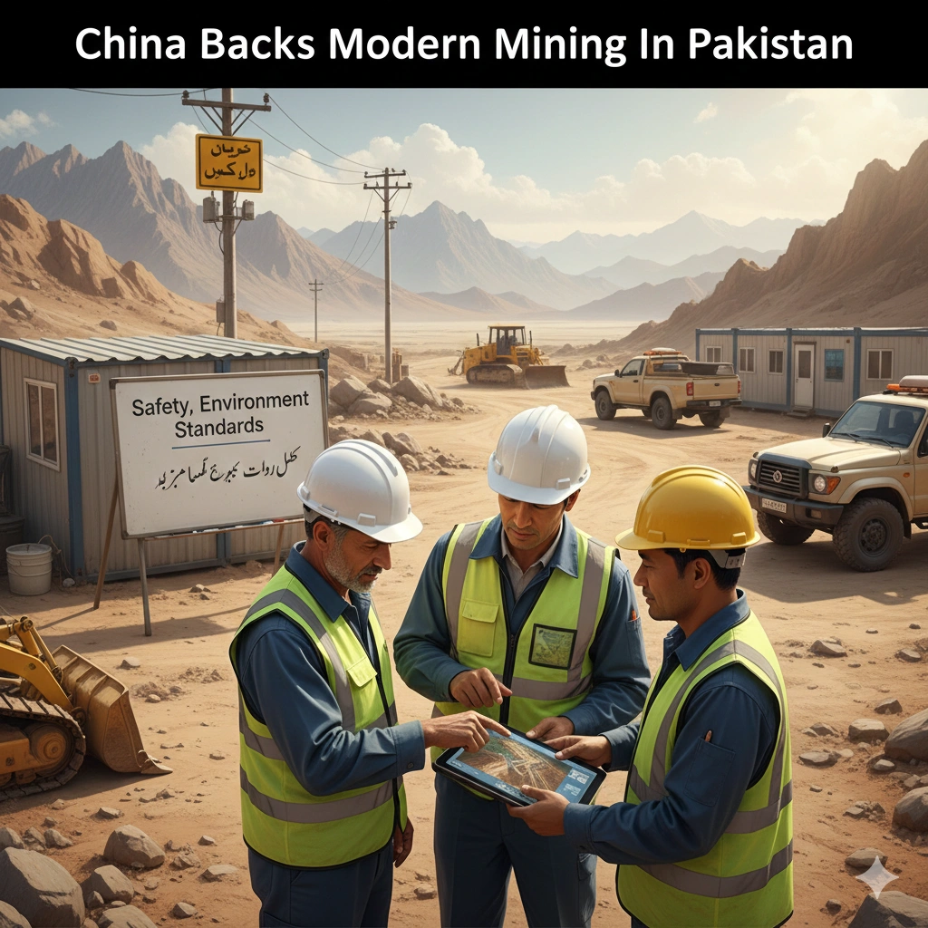 China investment in Pakistan’s mineral sector expands with technology transfer, skills development, and sustainable mining to support exports and long-term growth.