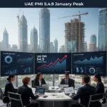 UAE Non-Oil PMI hits 54.9, an 11-month high as new orders surge and business activity strengthens despite rising costs.