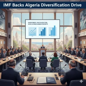 IMF praises Algeria economic diversification and digitalization, noting reforms, export growth, and infrastructure upgrades.