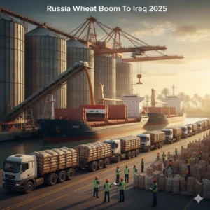 Russia agri exports to Iraq jumped 2.2x to $178M in 2025, led by wheat shipments as new trade routes reshape Iraq’s food imports.