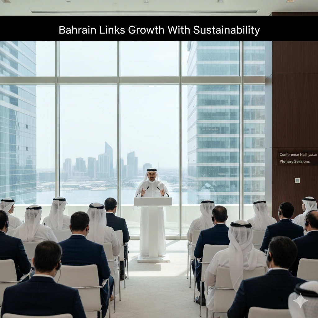 Bahrain sustainability agenda gains momentum as officials link climate policy, investment, and innovation to economic growth and resilience.