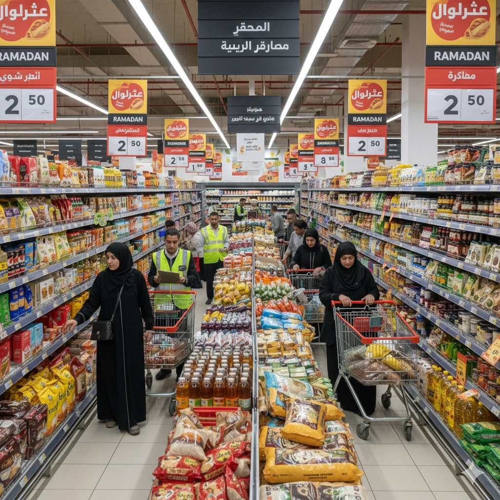 Jordan Ramps Up Ramadan Prices Oversight To Protect Consumers with 41% discounts and strict inspections. Discover how the 2026 plan keeps food prices stable.