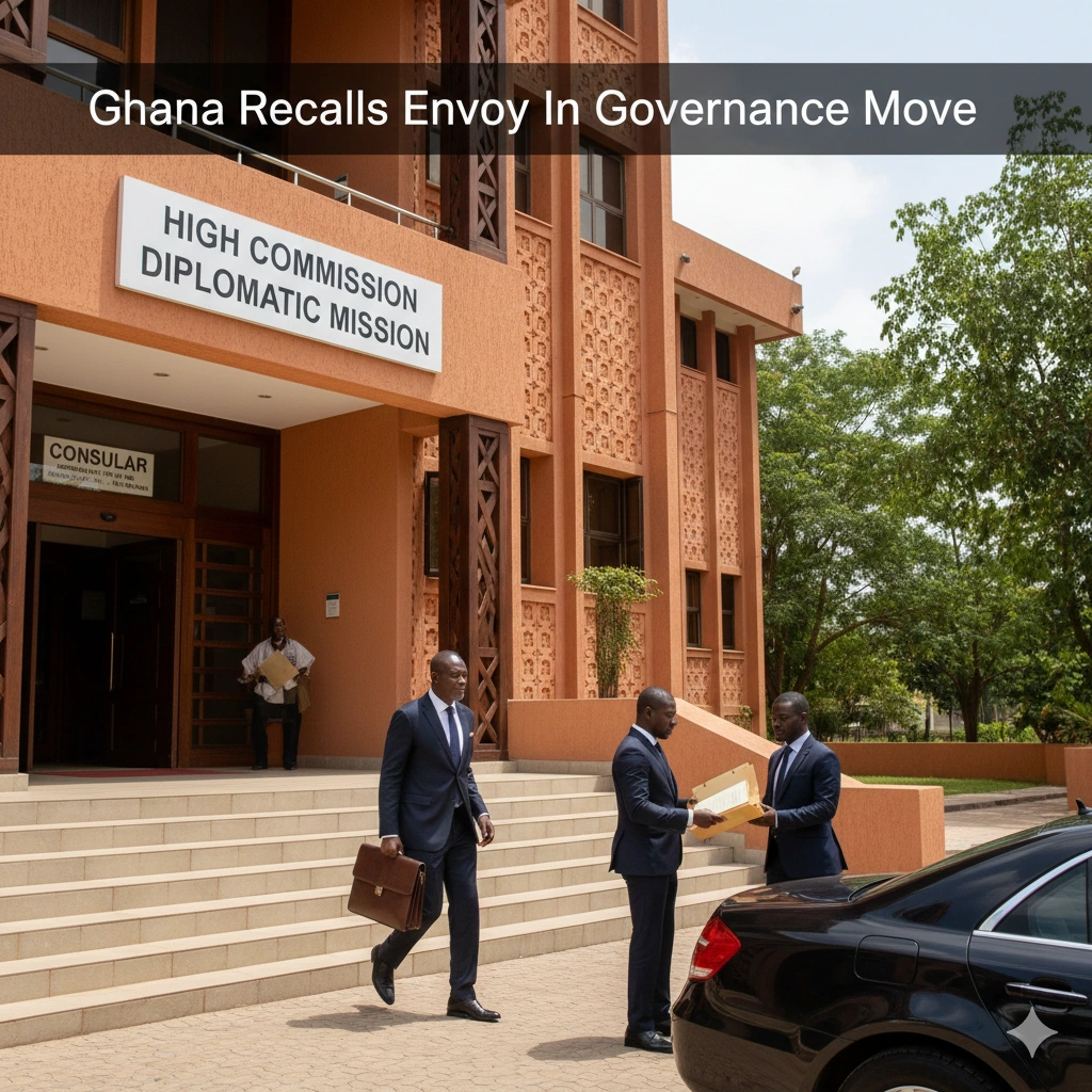 Ghana Recalls High Commissioner to Nigeria after misconduct claims. Discover 5 key governance signals and why ties with Abuja remain stable.