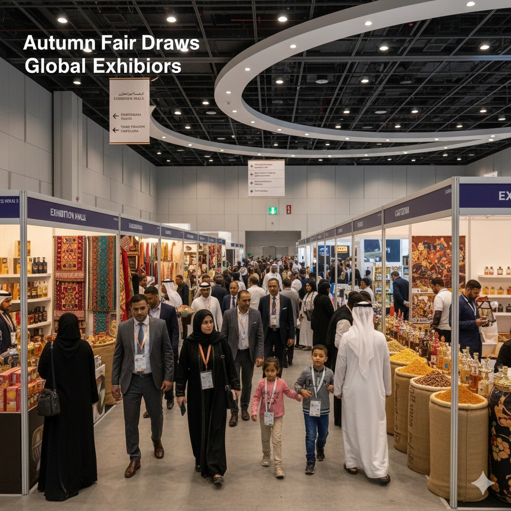 Bahrain Autumn Fair opens at Exhibition World Bahrain with 600 exhibitors from 24+ countries, blending retail, culture, and family entertainment.