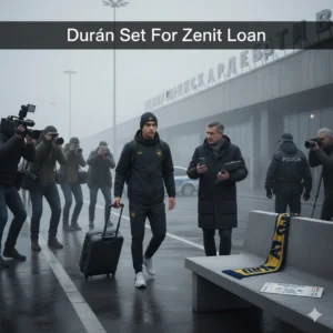 Jhon Durán loan to Zenit nears completion after canceling Fenerbahce move, capping a whirlwind 2026 for the Colombian striker.