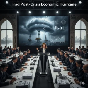 Iraq post-crisis economic hurricane threatens collapse, warns economist Manar Al-Obaidi. Transparency, reforms, and accountability now critical.
