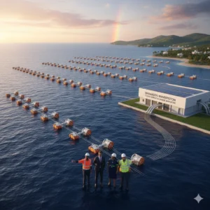 Barbados Wave Energy Project launches with a 50 MW goal. See how the island is using Wavepiston technology for clean electricity and water desalination by 2030.