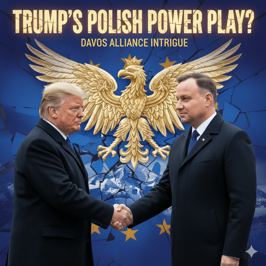 Trump’s Davos meeting with Poland’s President Nawrocki fuels fears of an EU fracture, highlighting defense, sovereignty, and a new nationalist bloc.