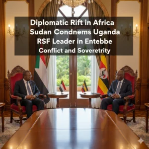 Sudan Condemns Ugandan President Yoweri Museveni for hosting RSF leader Dagalo, sparking a major diplomatic crisis and regional security concerns in 2026.