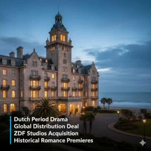 ZDF Studios acquires Grand Hotel by the Sea. This 2026 Dutch romantic period drama marks a major shift from reality TV to high-end scripted global content.