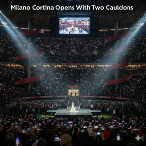 The Milano Cortina Winter Olympics 2026 opening featured Mariah Carey, dual cauldrons, and tributes to Italian culture amid local protests and venue challenges.