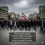 Iranian Student Protests erupt in Tehran as Trump issues a 10-day nuclear deadline. Discover how these massive rallies and U.S. pressure are shaking the regime.