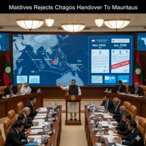 Maldives files objections to UK-Mauritius Chagos deal, revokes prior recognition, and launches legal action for EEZ recovery.