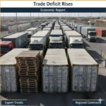 The Palestinian Trade Deficit Risk grew by 15% in December 2025, reaching a $500.9 million gap as imports outpaced exports, according to the latest PCBS report.
