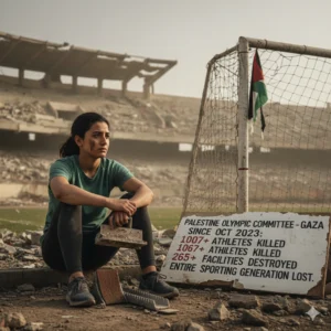 Gaza sports infrastructure shattered as 1,007 athletes die in the war. Over 265 facilities are destroyed, causing a crisis for Palestinian sports in 2026.