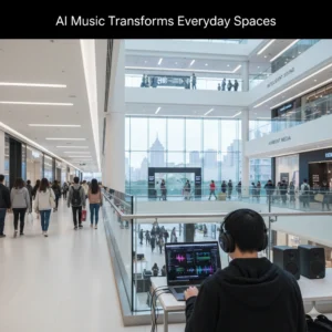 Wavv AI music system rolls from Super Bowl LX to Taipei malls, testing adaptive soundscapes without copyright risks.