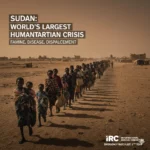 Sudan humanitarian crisis worsens as 33.7M need aid, 12M displaced and famine spreads amid ongoing civil war.