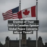 New 2026 polling shows the Trump leadership threat is viewed by 50% of Canadians as a major risk to peace. Discover why trust in the US alliance is eroding fast.
