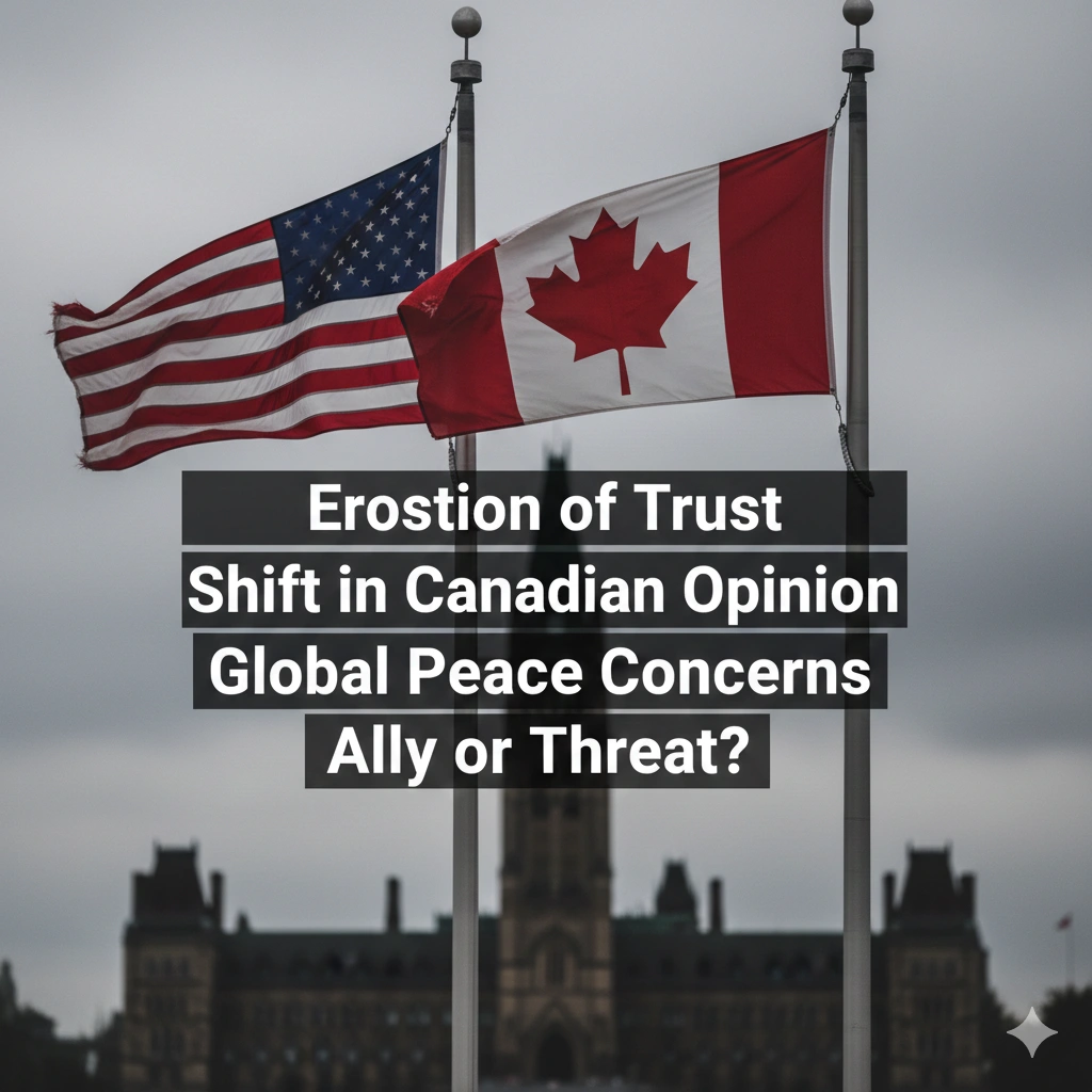 New 2026 polling shows the Trump leadership threat is viewed by 50% of Canadians as a major risk to peace. Discover why trust in the US alliance is eroding fast.