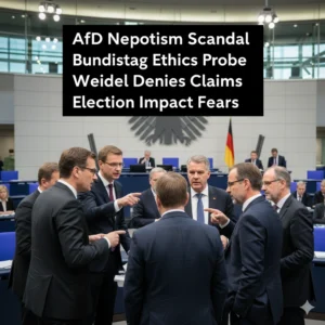 The AfD Nepotism Scandal is rocking the Bundestag as leaders deny illegal hiring claims. Explore the internal scrutiny and potential fallout for the party.