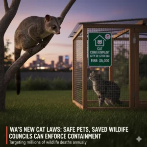 Cat Containment Laws in WA now empower councils to fine owners $5,000 for roaming pets. Learn how these 2026 rules protect wildlife and improve feline health.