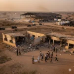 Sudan drone strikes kill two children and destroy a WFP famine aid warehouse in Kordofan. Read about the escalating civil war and humanitarian crisis in 2026.