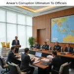 Malaysia anti-corruption push intensifies as PM Anwar gives top officials 7 days to act, amid military scandals and border smuggling probes.