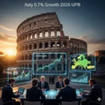 Italy economy 2026 growth projected at 0.7%, driven by domestic demand but exposed to geopolitical, energy, and climate risks.