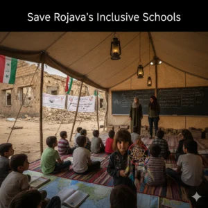 Protect Rojava Education as EI urges urgent global action in 2026 to defend teachers, minorities, and inclusive schooling amid Syria’s escalating conflict.