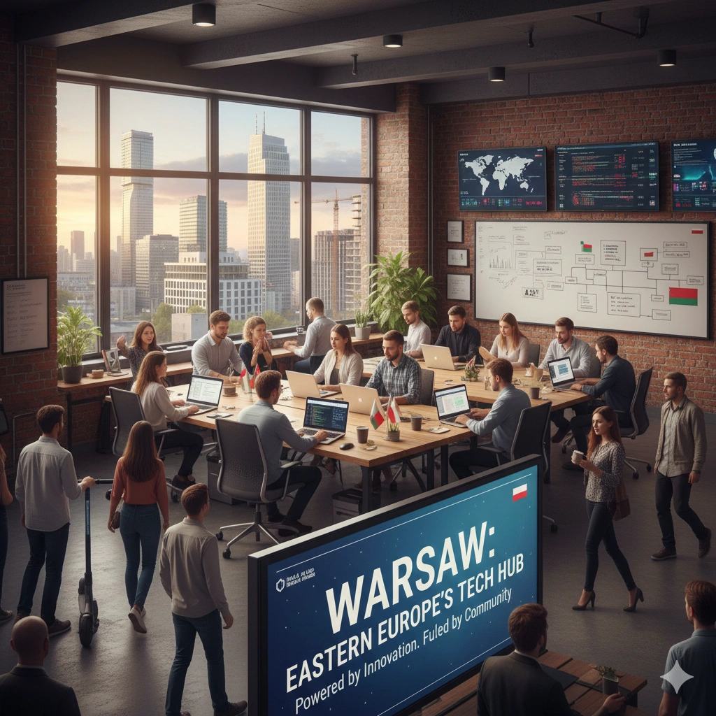 The Belarusian Tech Exodus has moved 7,500+ companies to Poland, creating a major tech hub in Warsaw and transforming Eastern Europe’s digital economy by 2026.