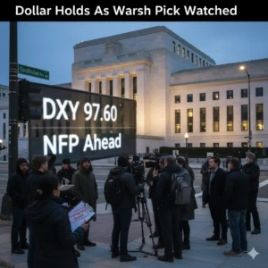Dollar steadies as Kevin Warsh Fed pick and US shutdown ends, with markets turning focus to NFP and inflation data next week.