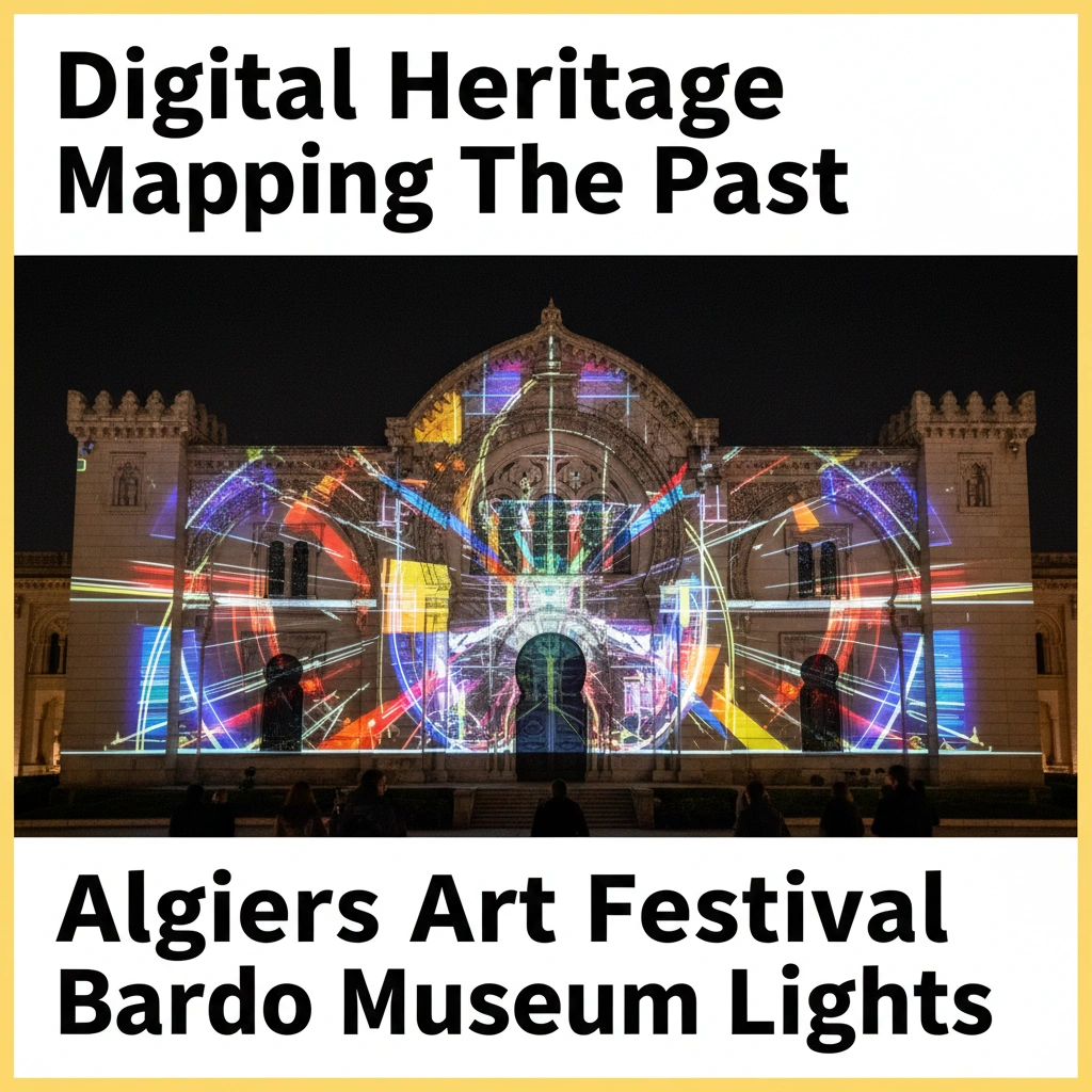 Algiers International Mapping Festival 2026 brings digital art to Bardo Museum. Discover how this strong event uses technology to boost architectural heritage.