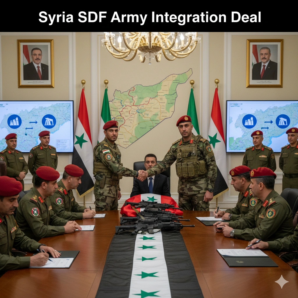 SDF Army Integration begins as Kurdish forces join Syrian army, boosting territorial unity and reconstruction after ceasefire with Damascus.