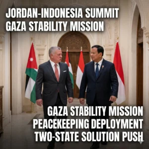 Gaza Stability Restoration takes a bold step as Indonesia prepares to deploy 8,000 peacekeepers. See how Jordan and Jakarta are leading the 2026 recovery plan.